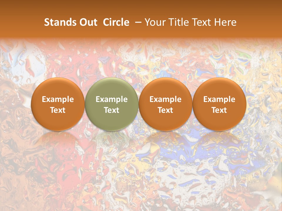 Beauty Transparent Liquid PowerPoint Template