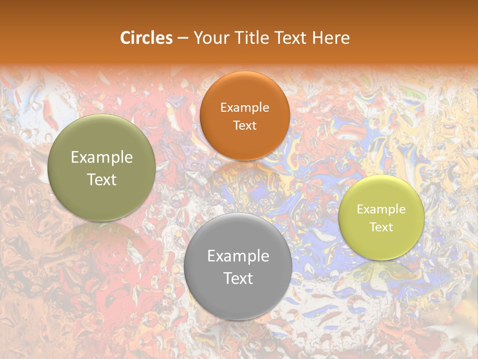 Beauty Transparent Liquid PowerPoint Template