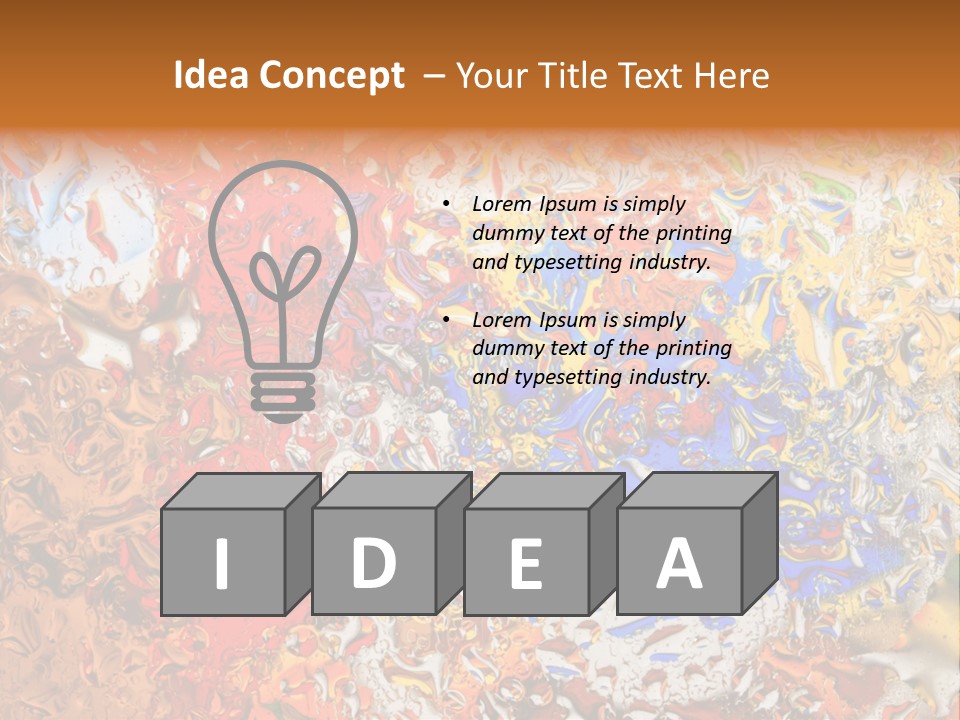 Beauty Transparent Liquid PowerPoint Template