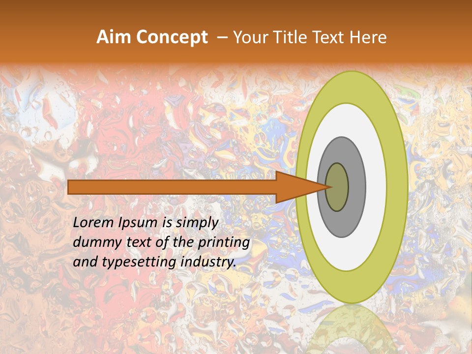 Beauty Transparent Liquid PowerPoint Template