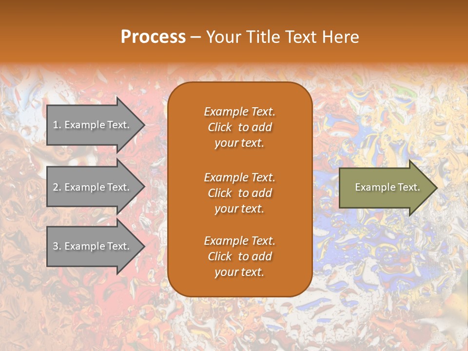 Beauty Transparent Liquid PowerPoint Template