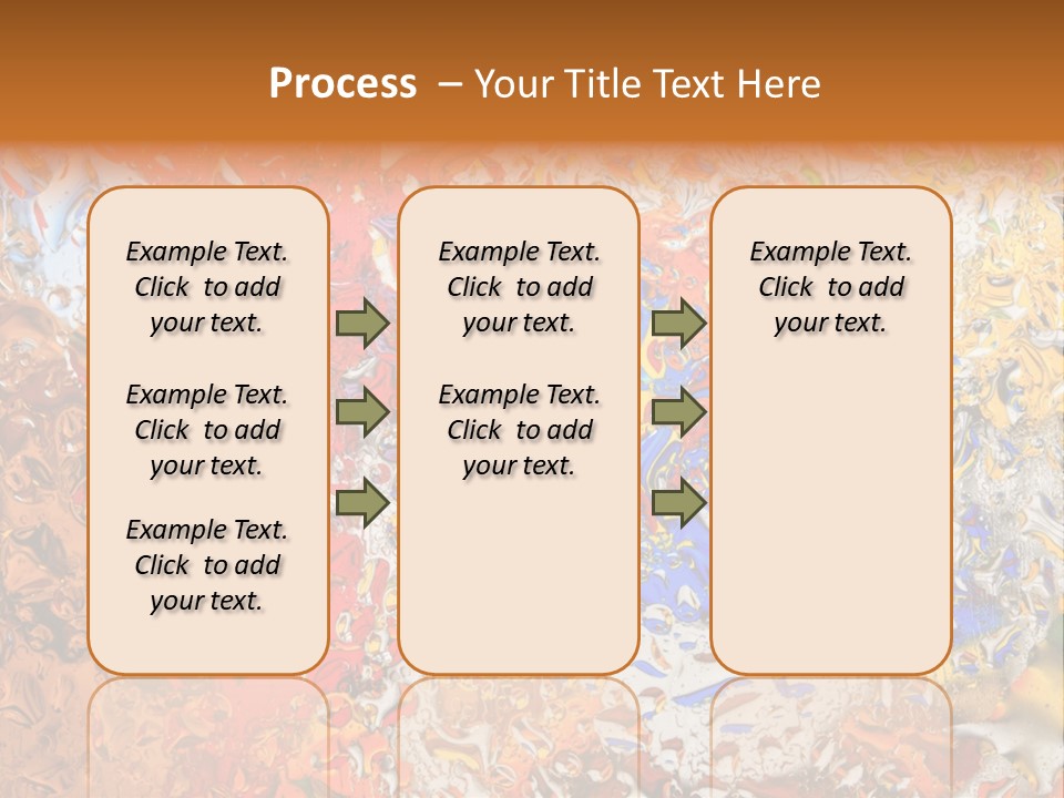 Beauty Transparent Liquid PowerPoint Template