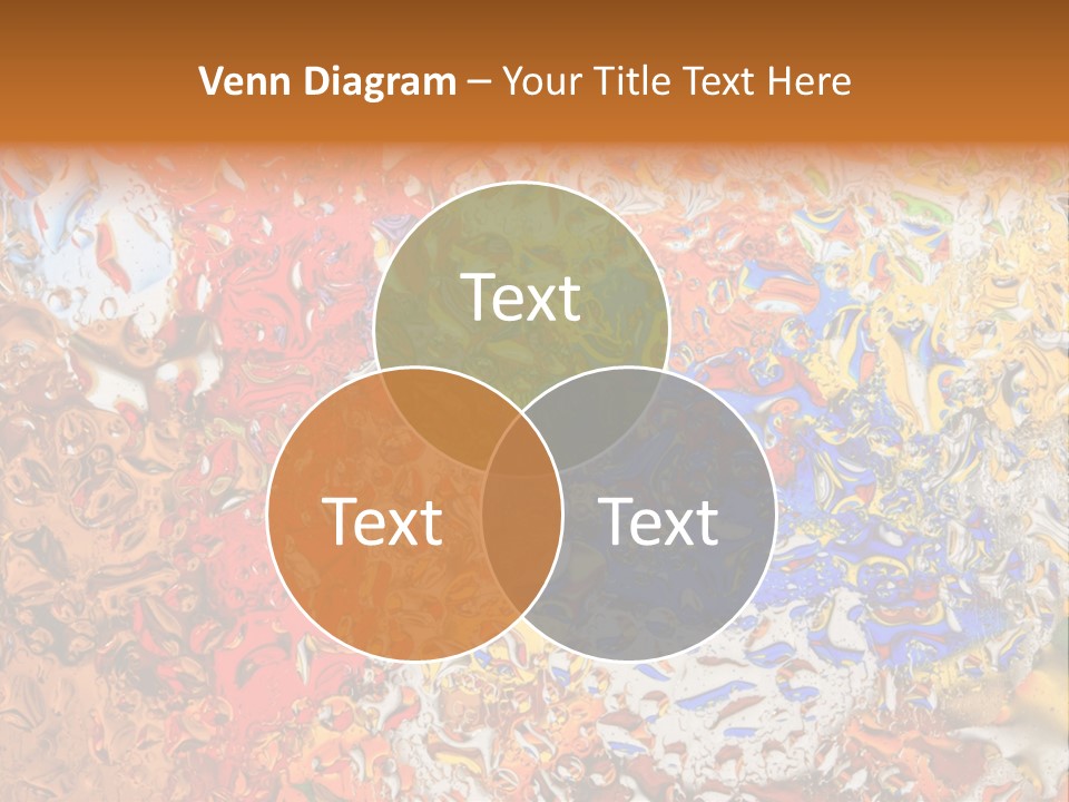 Beauty Transparent Liquid PowerPoint Template