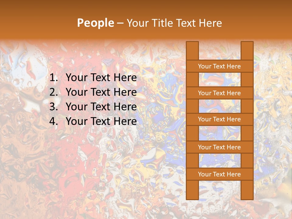 Beauty Transparent Liquid PowerPoint Template
