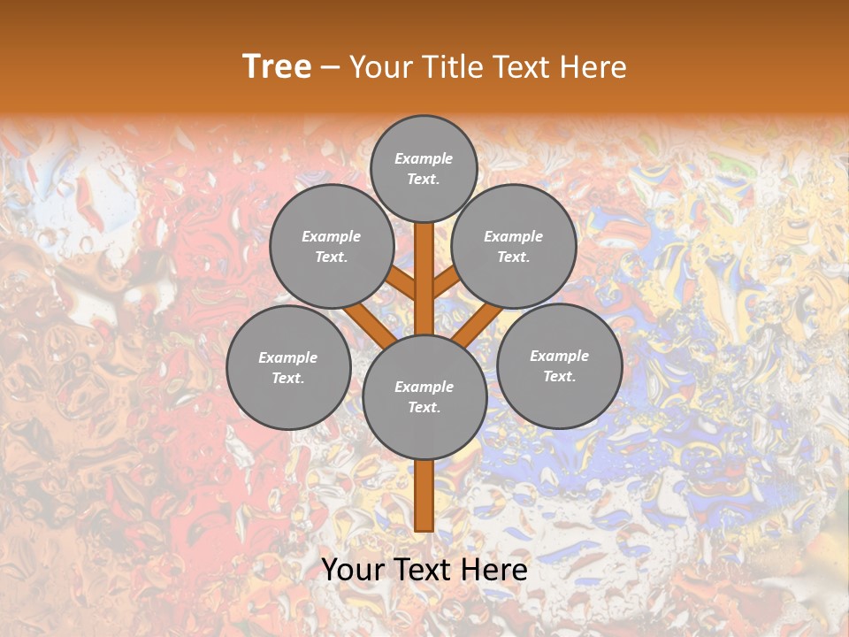 Beauty Transparent Liquid PowerPoint Template