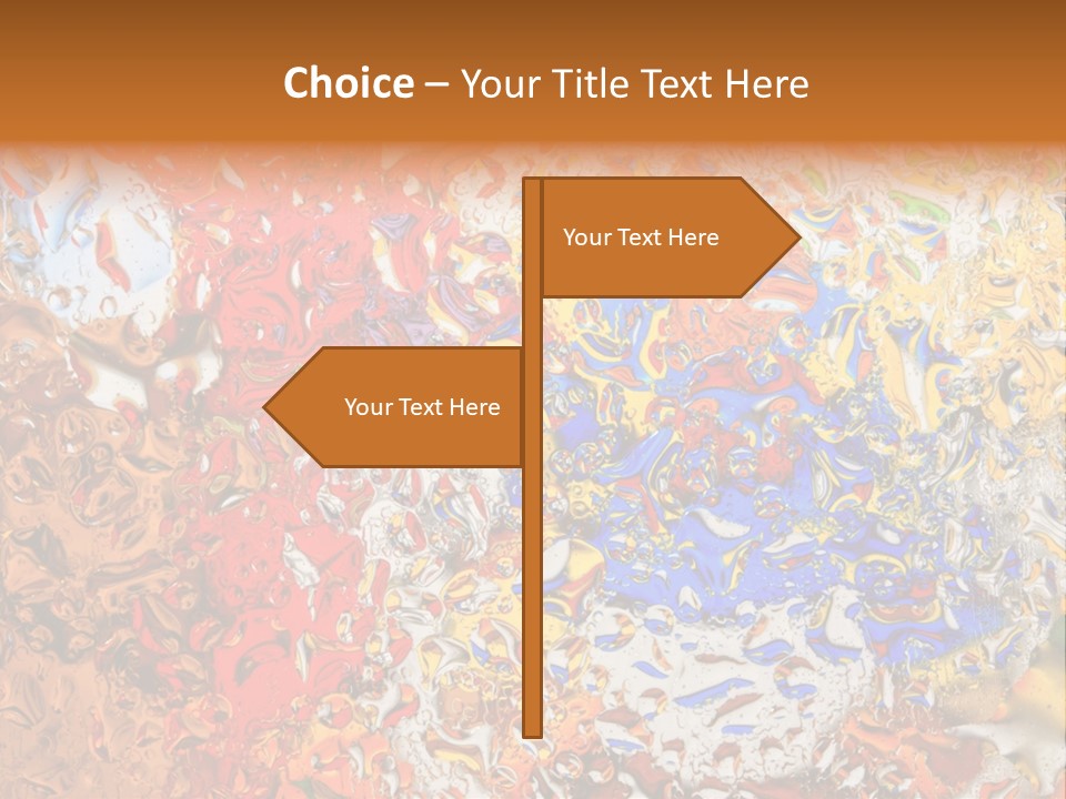 Beauty Transparent Liquid PowerPoint Template