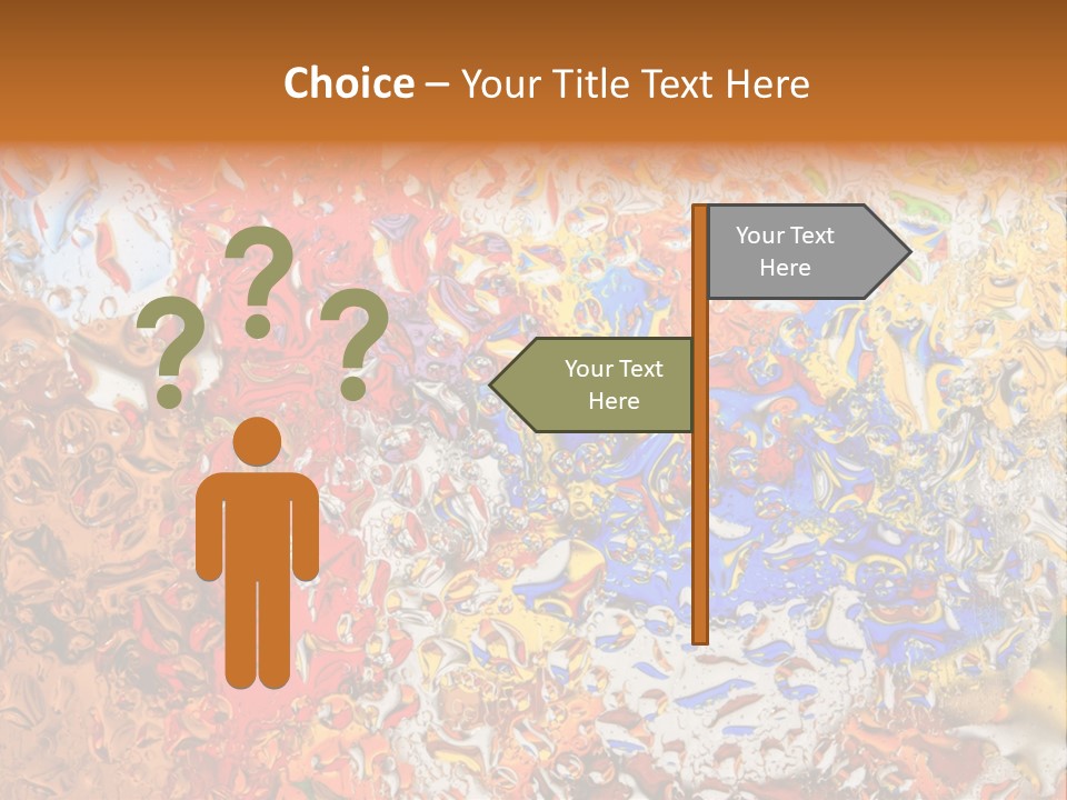 Beauty Transparent Liquid PowerPoint Template