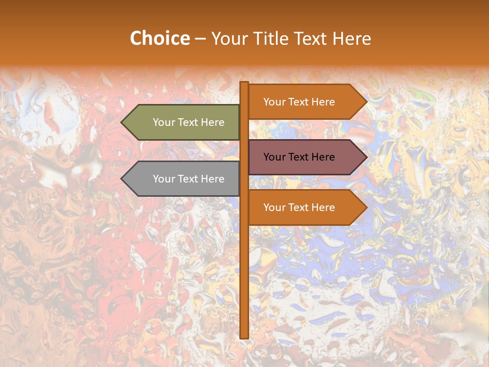 Beauty Transparent Liquid PowerPoint Template