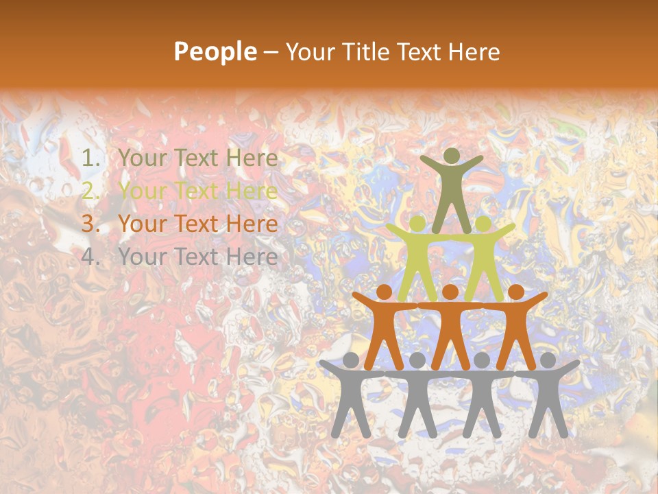 Beauty Transparent Liquid PowerPoint Template