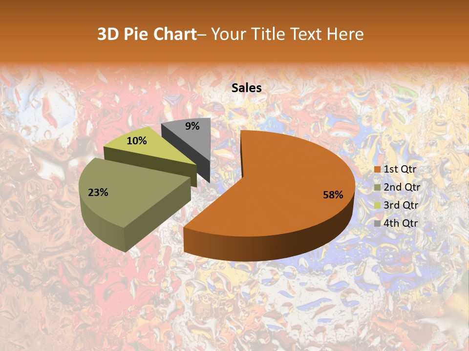 Beauty Transparent Liquid PowerPoint Template