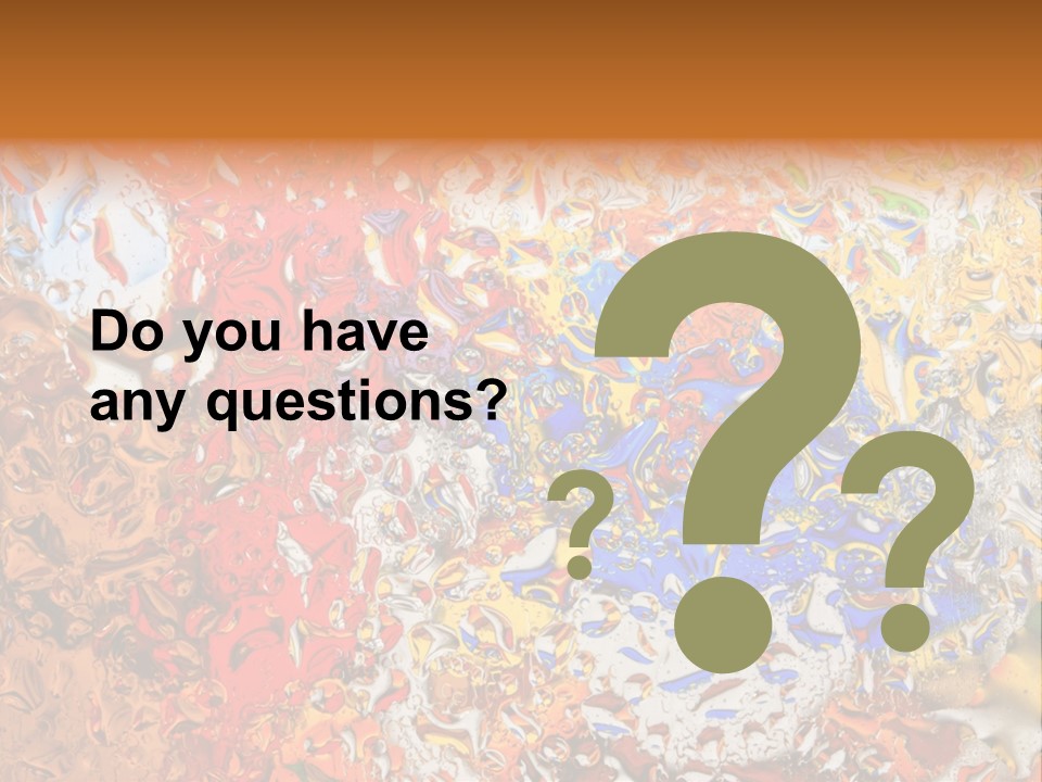 Beauty Transparent Liquid PowerPoint Template