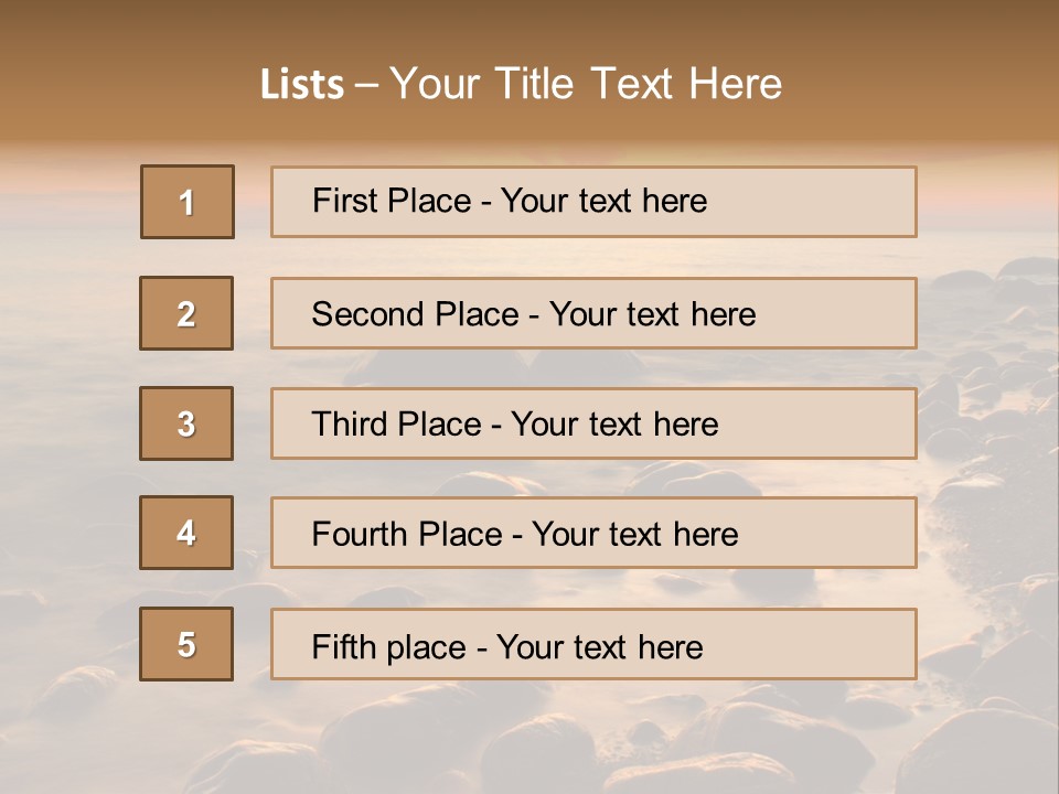 Blurred Cloudscape Dusk PowerPoint Template
