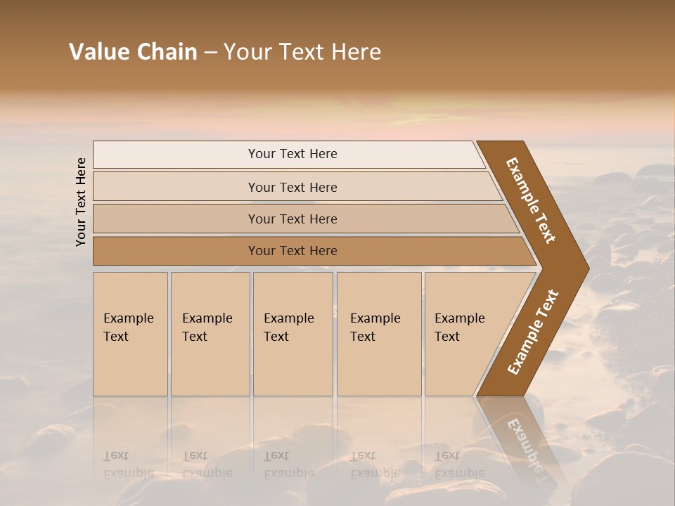 Blurred Cloudscape Dusk PowerPoint Template