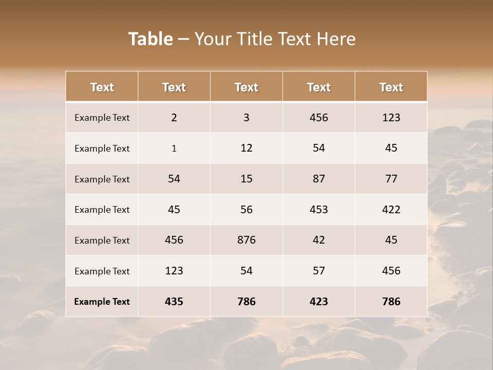 Blurred Cloudscape Dusk PowerPoint Template
