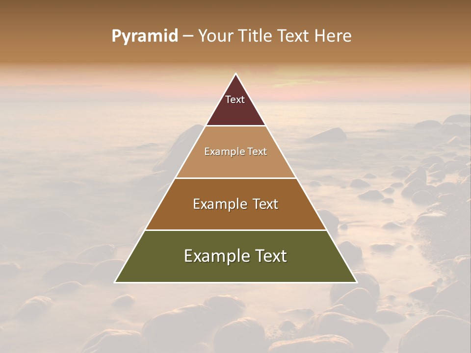 Blurred Cloudscape Dusk PowerPoint Template