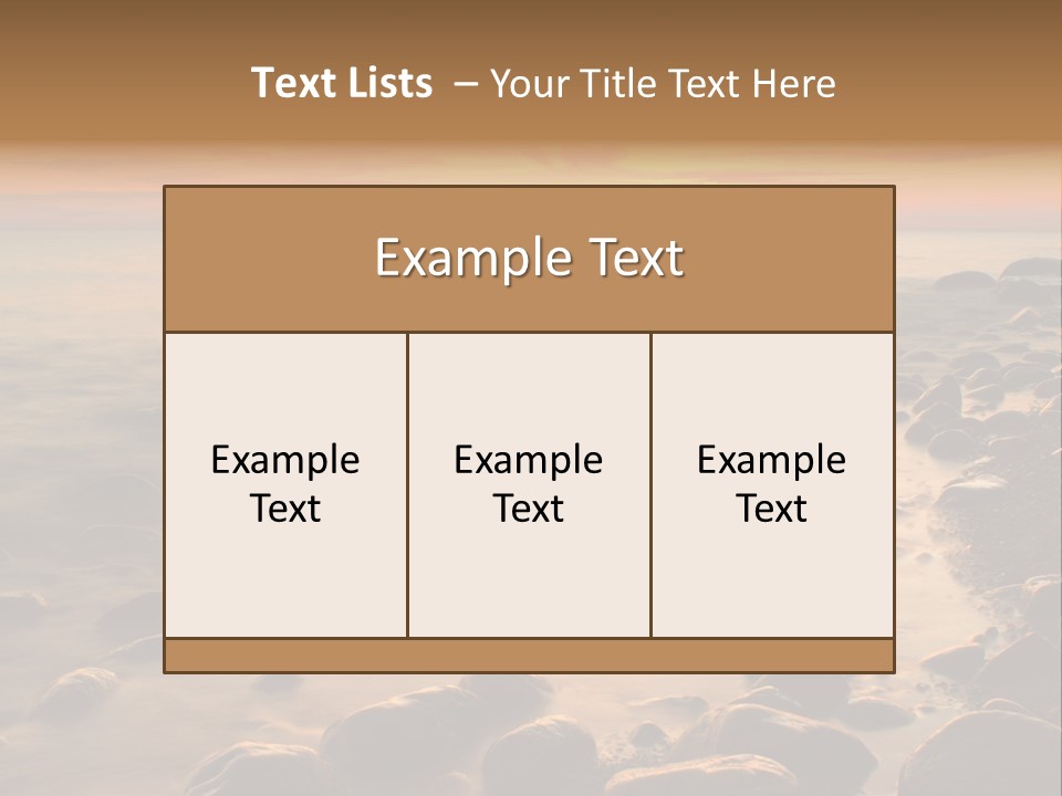 Blurred Cloudscape Dusk PowerPoint Template