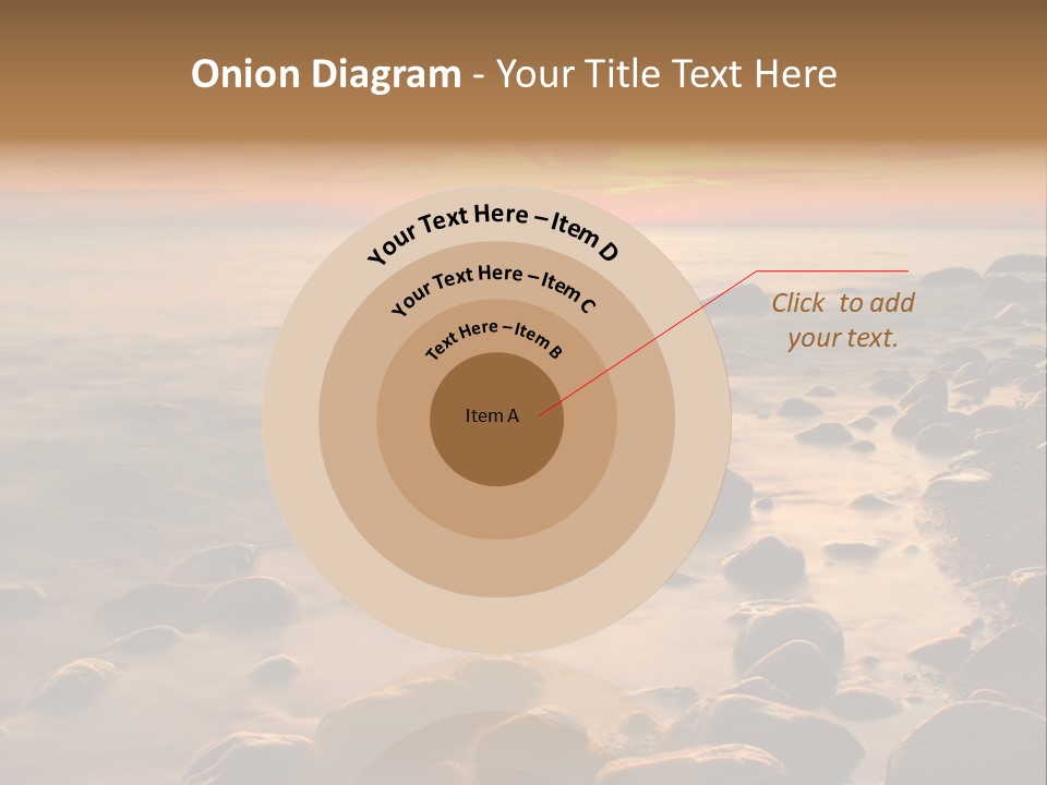 Blurred Cloudscape Dusk PowerPoint Template