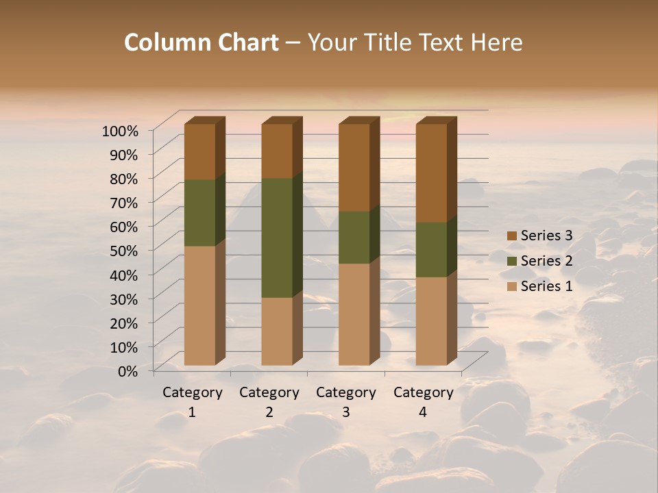 Blurred Cloudscape Dusk PowerPoint Template