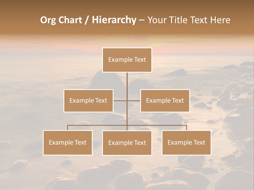Blurred Cloudscape Dusk PowerPoint Template