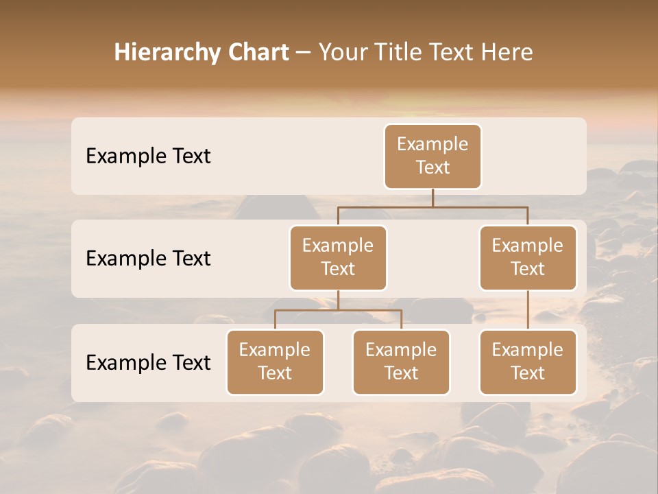 Blurred Cloudscape Dusk PowerPoint Template