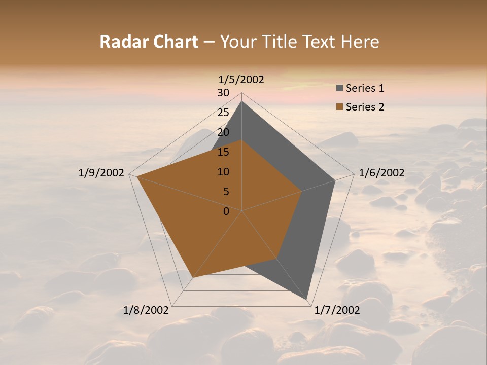 Blurred Cloudscape Dusk PowerPoint Template