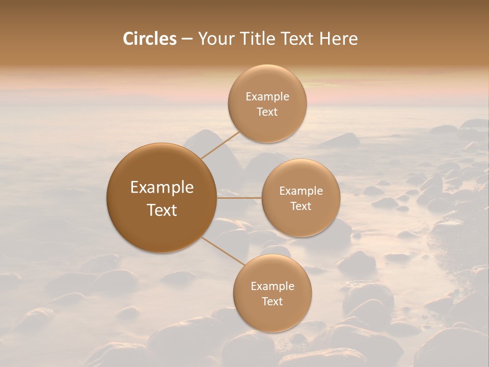 Blurred Cloudscape Dusk PowerPoint Template
