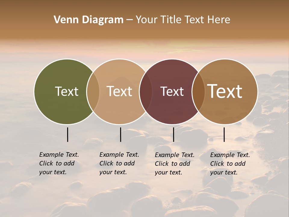 Blurred Cloudscape Dusk PowerPoint Template