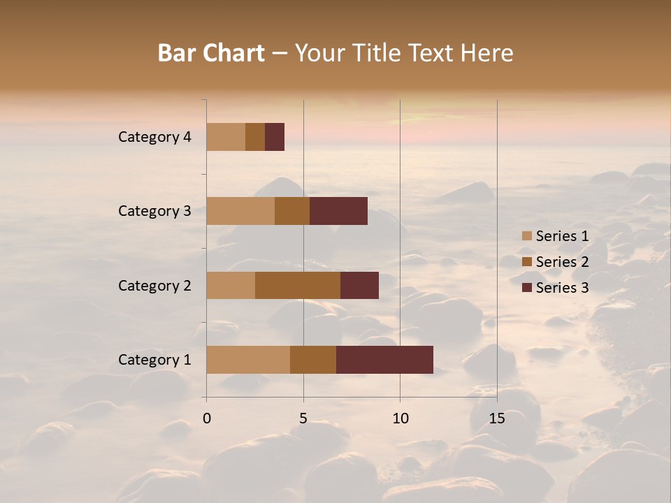 Blurred Cloudscape Dusk PowerPoint Template