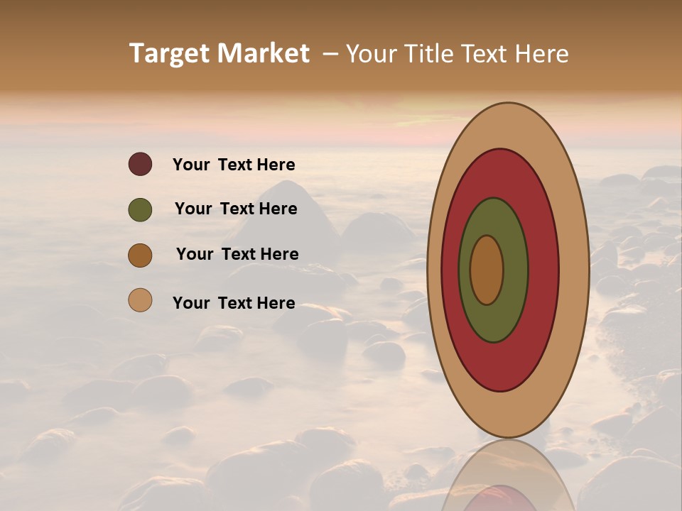 Blurred Cloudscape Dusk PowerPoint Template