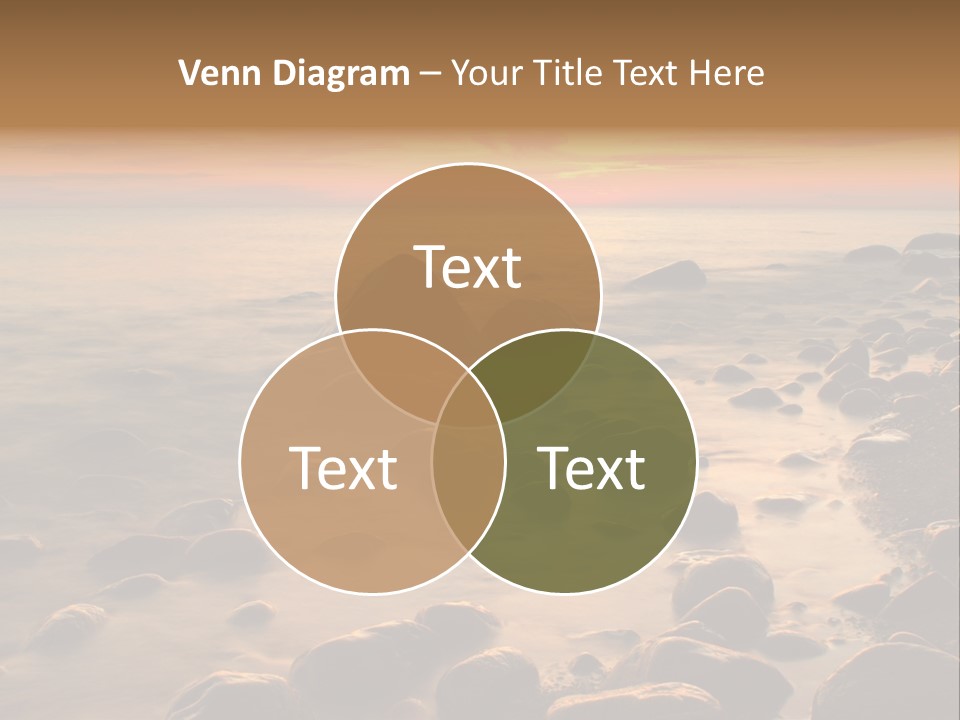 Blurred Cloudscape Dusk PowerPoint Template