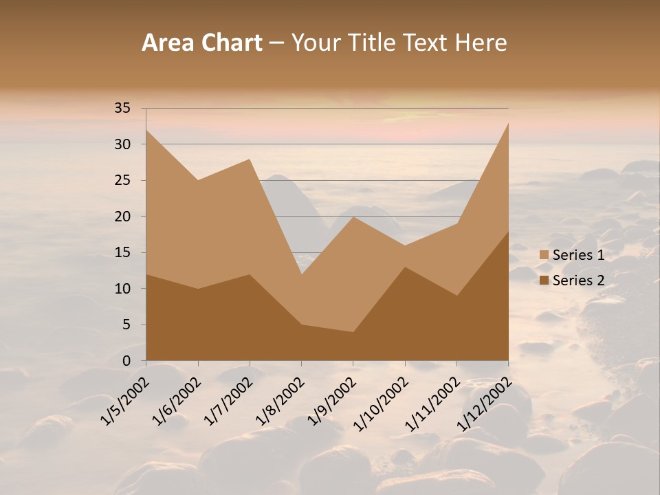 Blurred Cloudscape Dusk PowerPoint Template