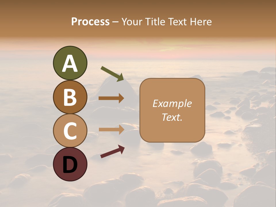 Blurred Cloudscape Dusk PowerPoint Template