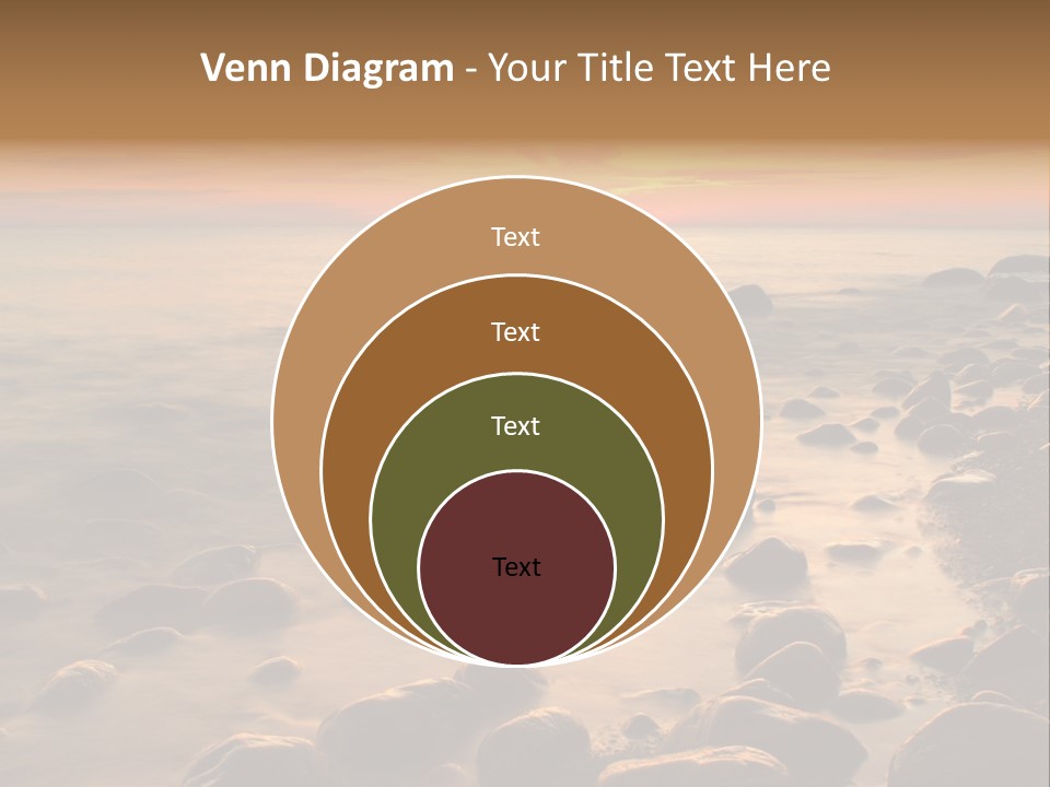 Blurred Cloudscape Dusk PowerPoint Template