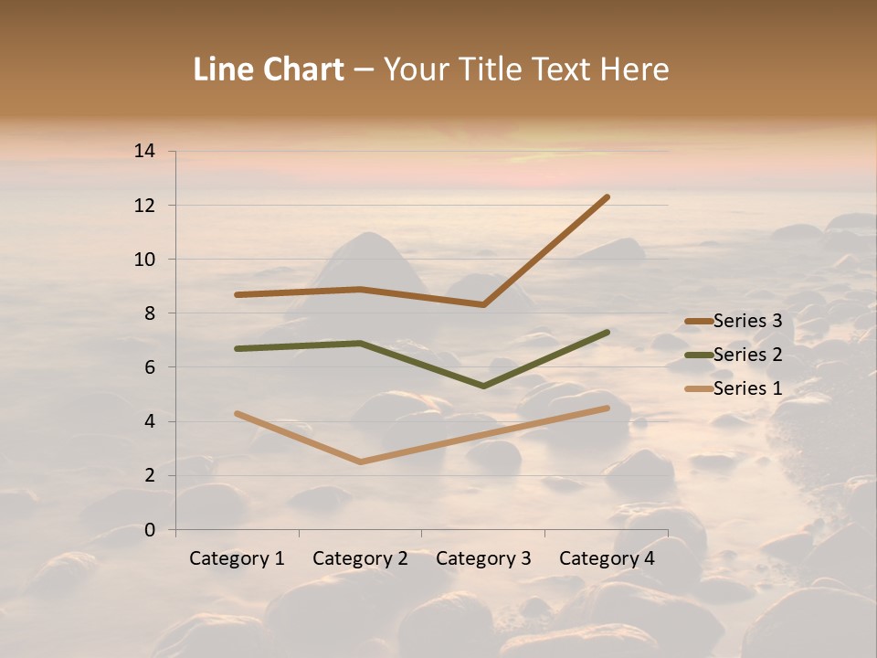 Blurred Cloudscape Dusk PowerPoint Template