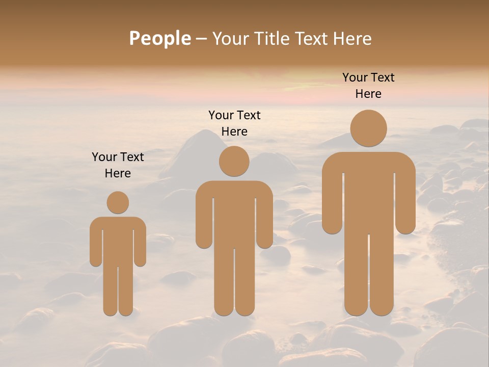 Blurred Cloudscape Dusk PowerPoint Template