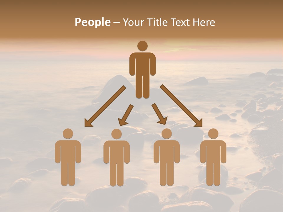 Blurred Cloudscape Dusk PowerPoint Template