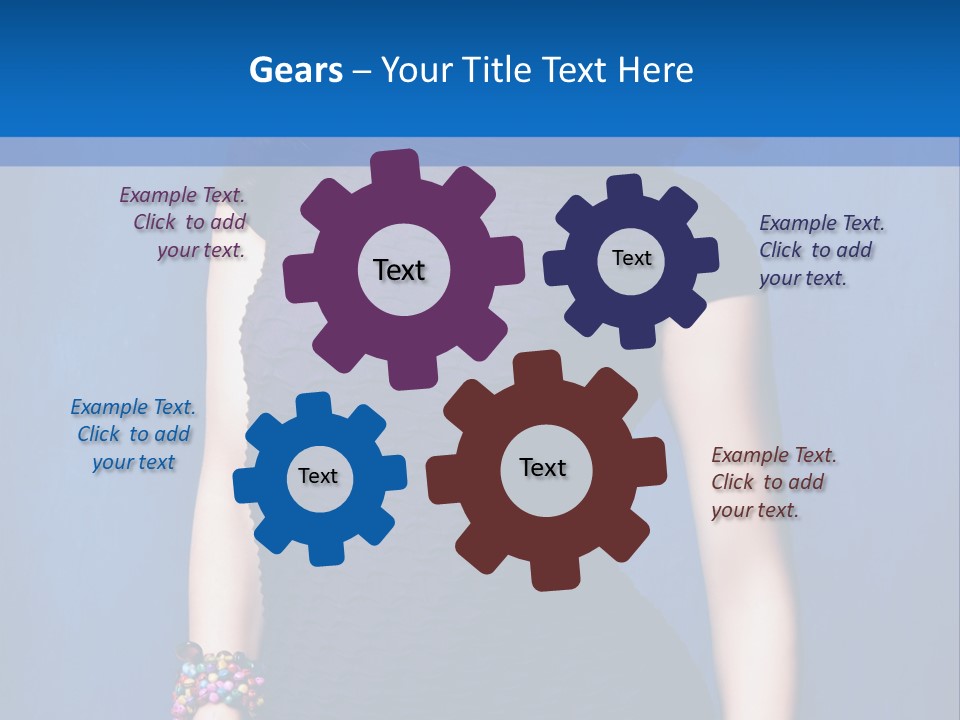 Dress Young Tight PowerPoint Template