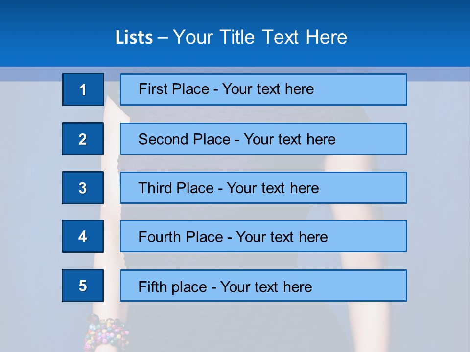Dress Young Tight PowerPoint Template