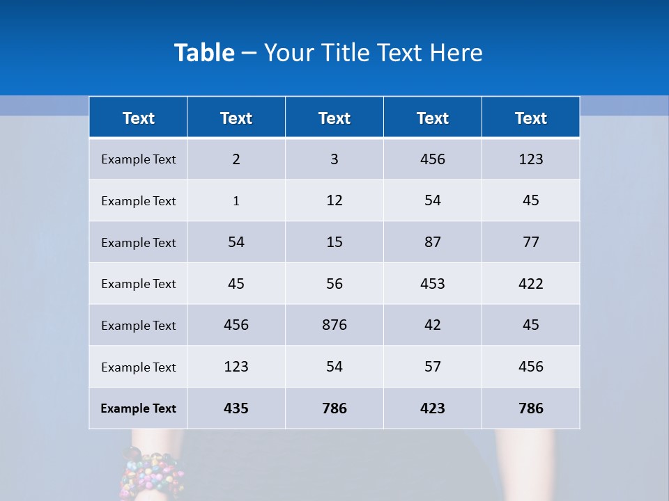 Dress Young Tight PowerPoint Template