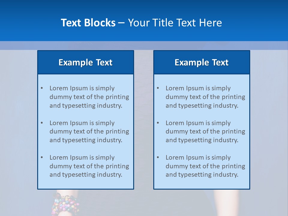 Dress Young Tight PowerPoint Template