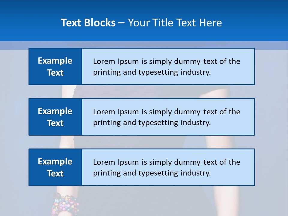 Dress Young Tight PowerPoint Template