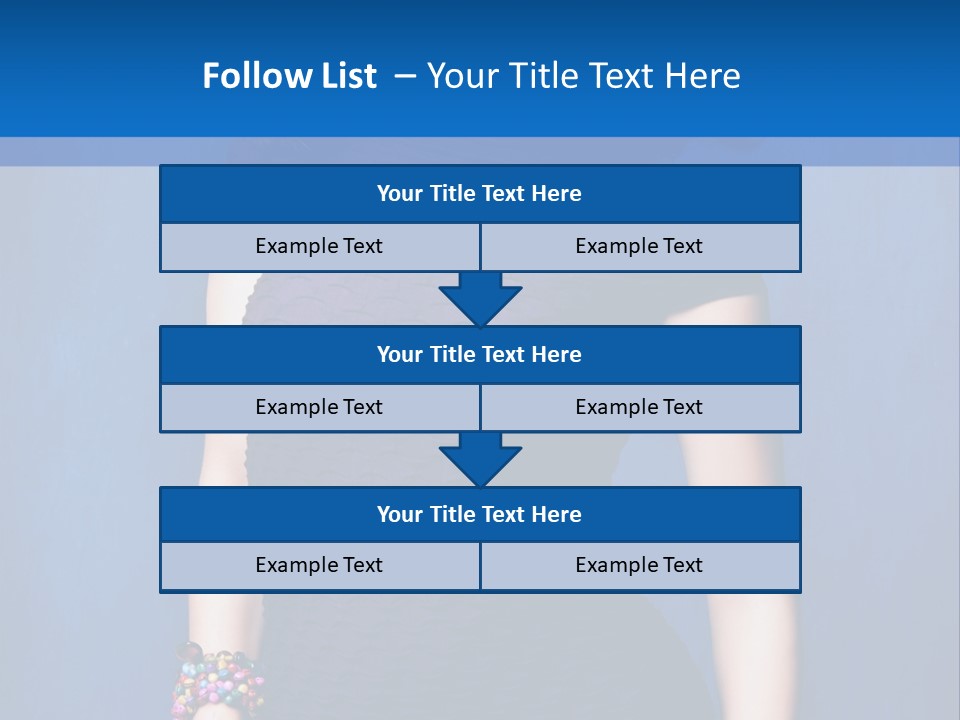 Dress Young Tight PowerPoint Template