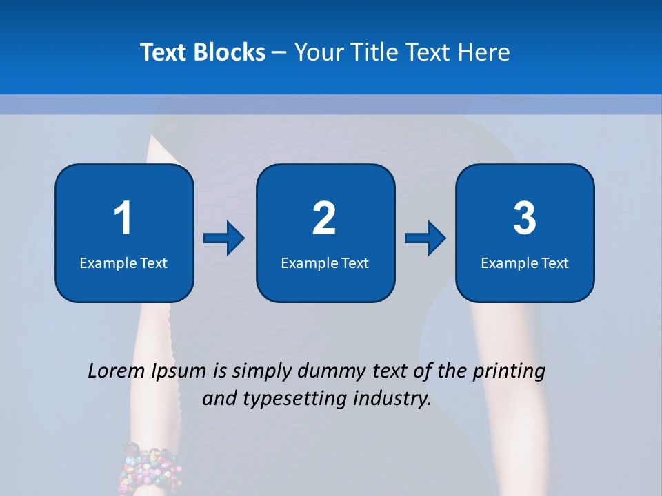 Dress Young Tight PowerPoint Template