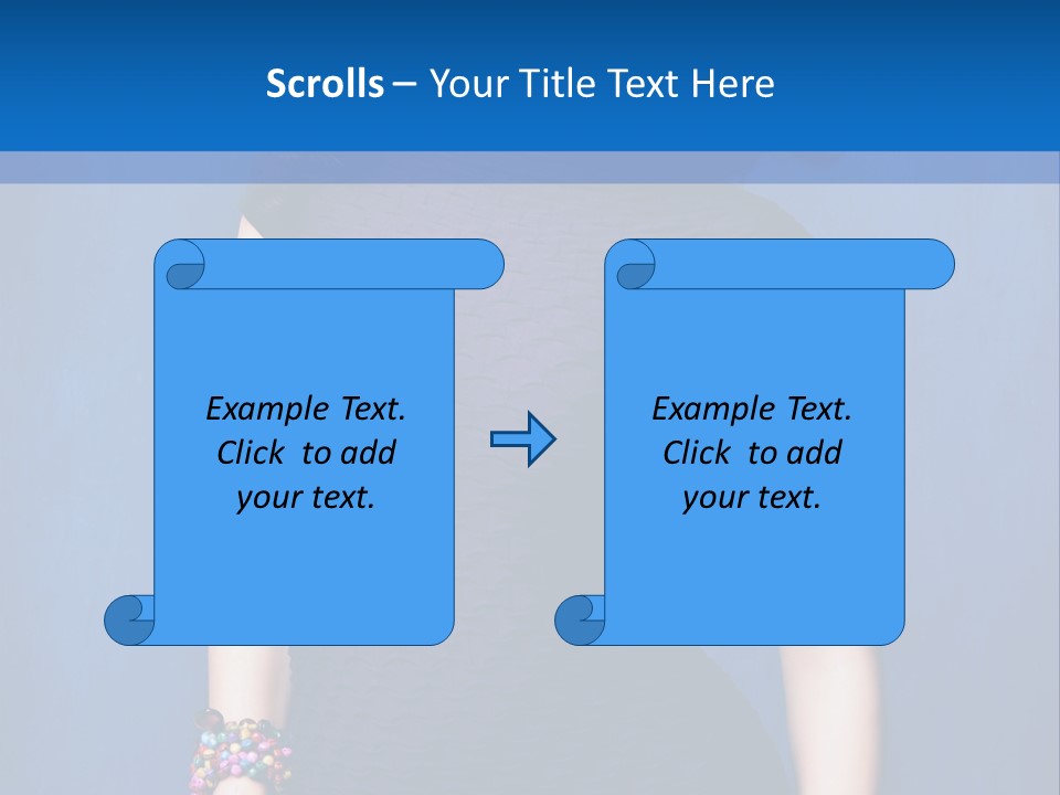 Dress Young Tight PowerPoint Template