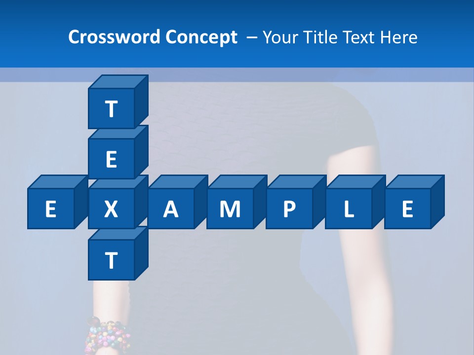 Dress Young Tight PowerPoint Template