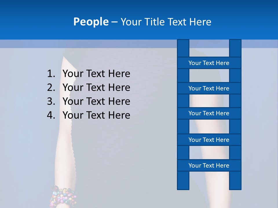 Dress Young Tight PowerPoint Template