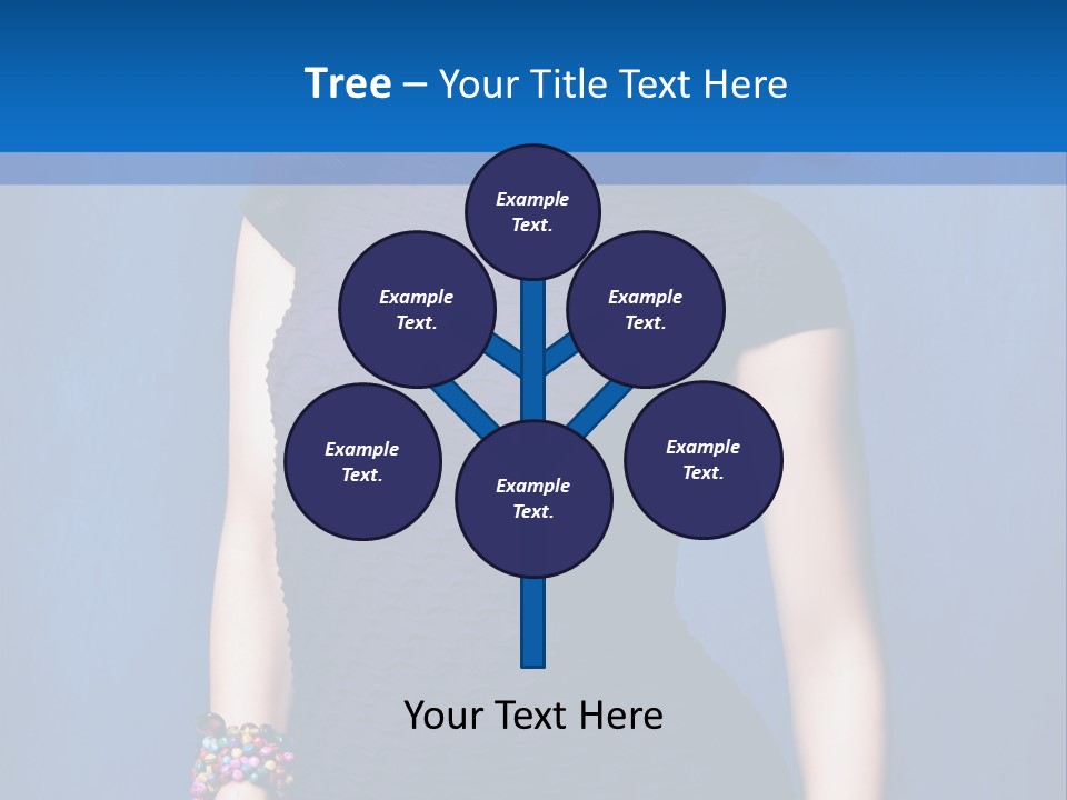 Dress Young Tight PowerPoint Template