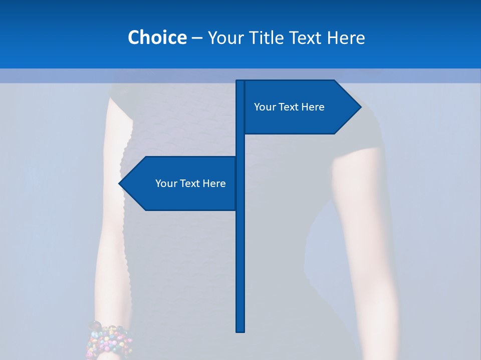 Dress Young Tight PowerPoint Template