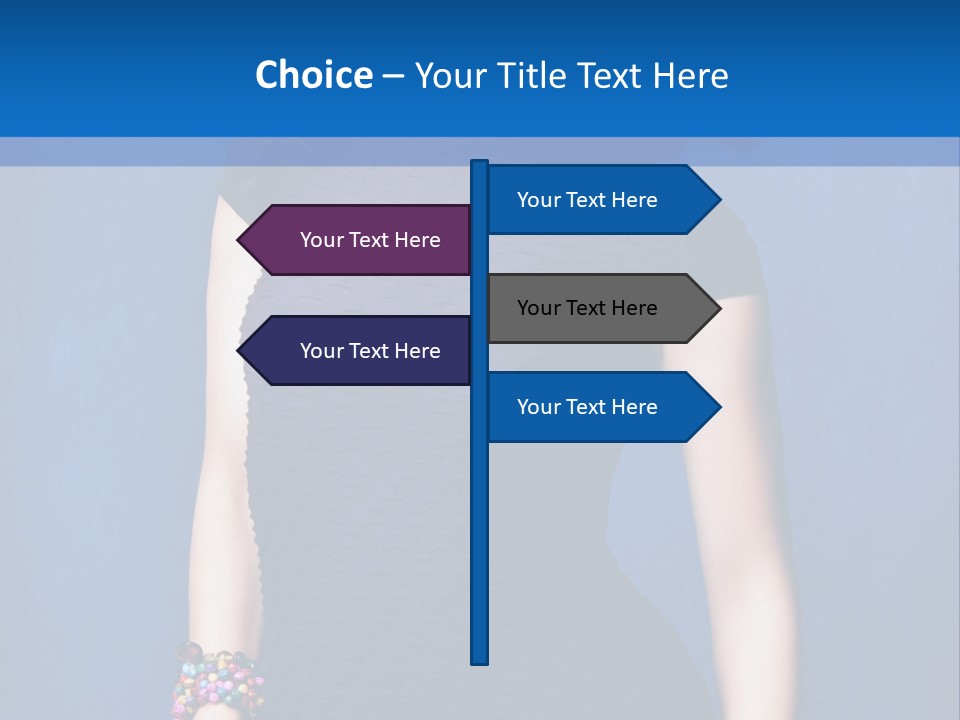 Dress Young Tight PowerPoint Template