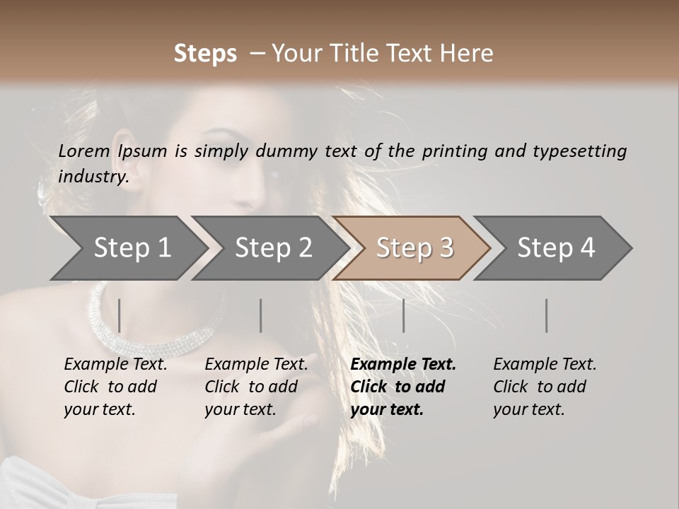 Attractive Style Hair PowerPoint Template